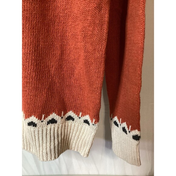 Cozy Women’s Orange Sweater‎ Size Large - Picture 4 of 9